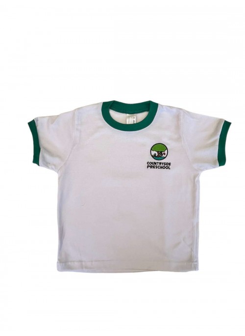 Polera Algodón Unisex M/C Jardín Infantil Countryside