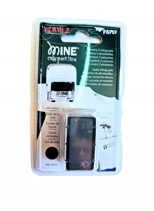 Pack de 2 Almohadillas Repuesto Tinta Mine Stamp