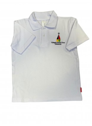 Polera de Pique Niño Manga Corta Colegio Santa Cruz de...