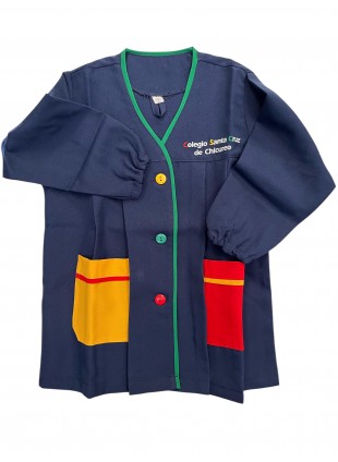 Delantal Preescolar Niña Colegio Santa Cruz de Chicureo