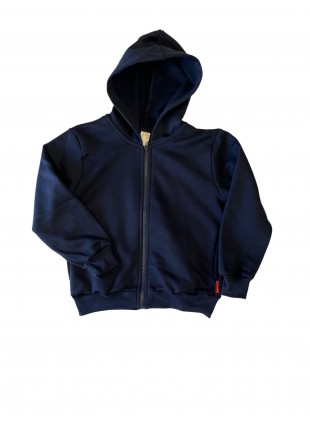 Polerón Azúl C/Gorro Sin Logo