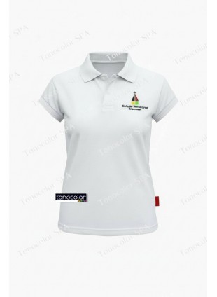 Polera de Pique Niña Manga Corta Colegio Santa Cruz de... 2