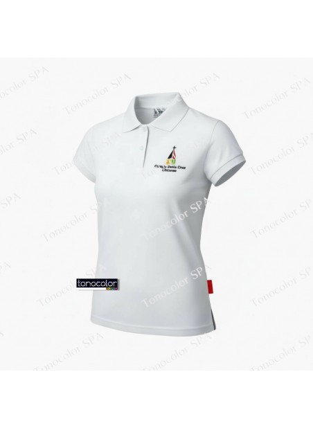 Polera de Pique Niña Manga Corta Colegio Santa Cruz de Chicureo