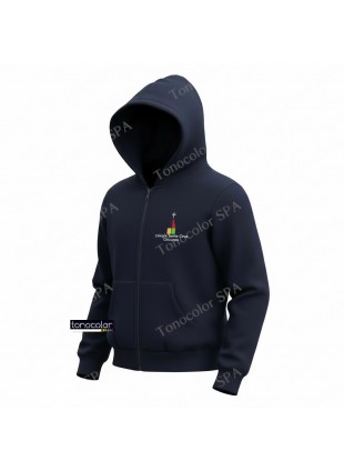 Polerón de Buzo Con Gorro Colegio Santa Cruz de Chicureo