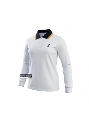 Polera Pique Unisex Manga Larga Colegio San Nicolás Diácono