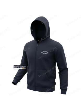 Polerón Unisex Con Gorro Colegio Carampangue